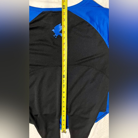 *EUC* The Wizard World of Harry Potter-Blue & Black -SS Crop Top w/Tie knot-Sz M - Picture 7 of 13